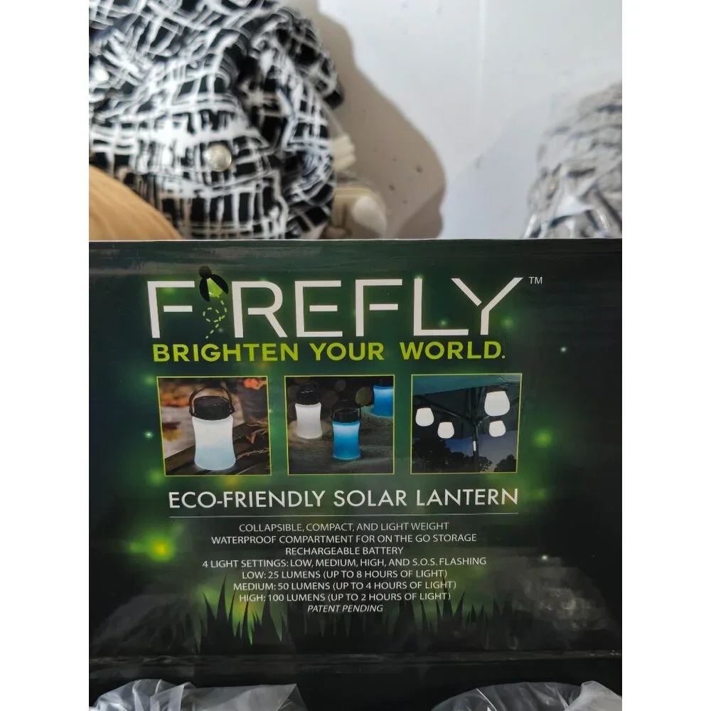 Firefly‎ NFL Washington Redskins Commanders Frosted Silicone Solar Lantern